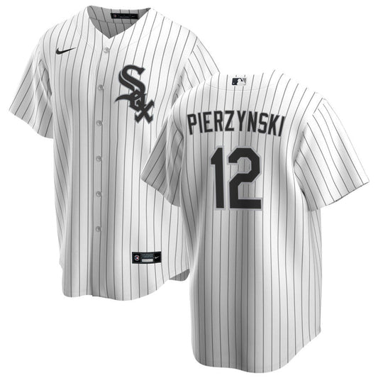 A.J. Pierzynski Chicago White Sox Nike Replica Men's Home Jersey with Premium Lettering XL / White